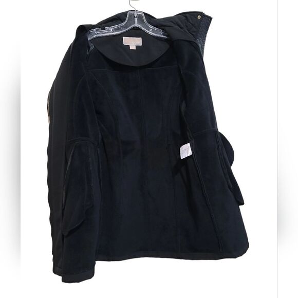 Michael Kors Women's Black Jacket Sz Petite Large - Picture 7 of 11